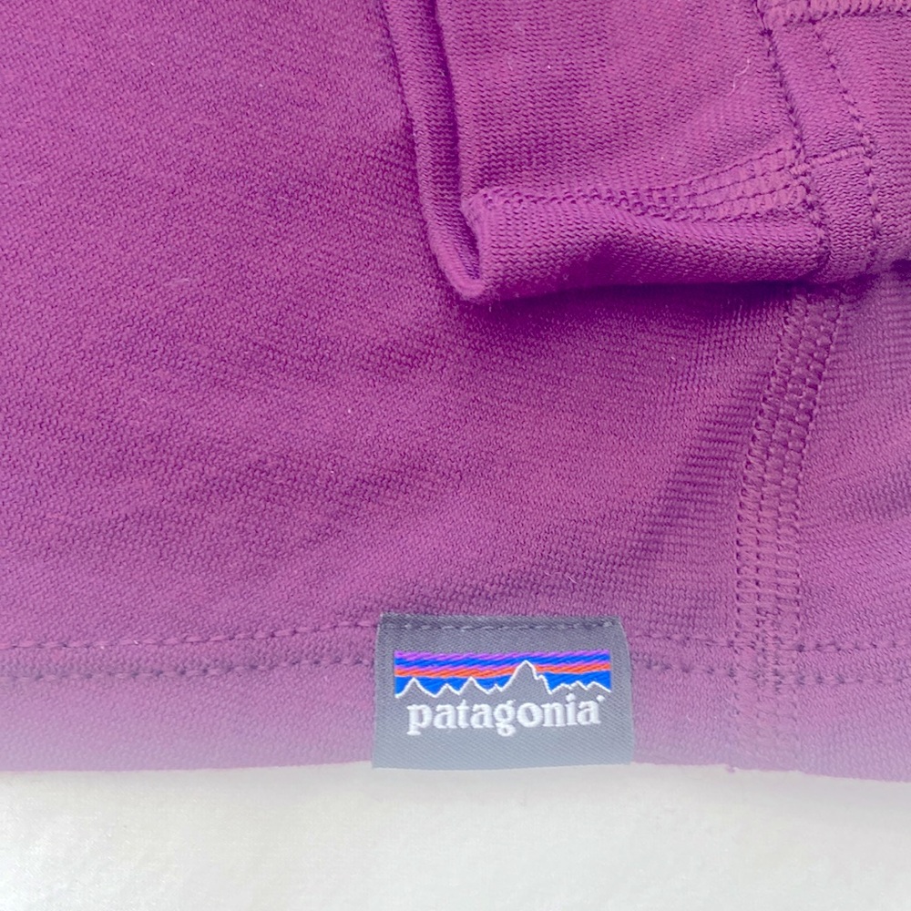 PATAGONIA CAPILENE COOL TRAIL LONG SLEEVE CREW NECK PULLOVER PURPLE XL - Picture 4 of 6